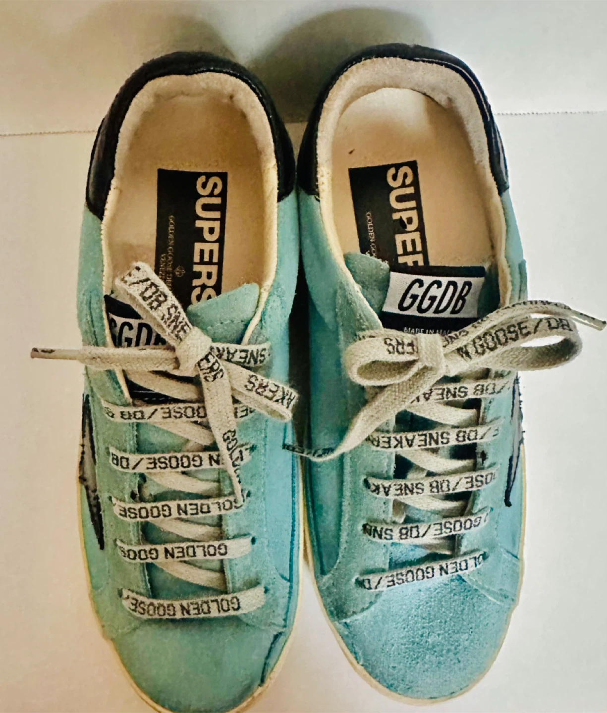 Golden Goose Superstar Sneakers - Blue, Size 37 - photo 4