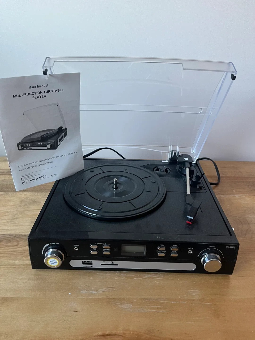 Multifunctional turntable