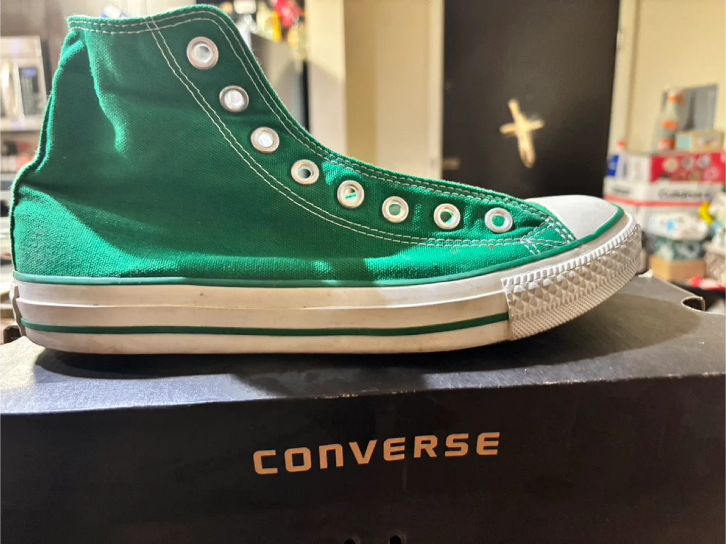 Converse Chuck Taylor All Star Hi Green, Men's 7 image indicator(5)