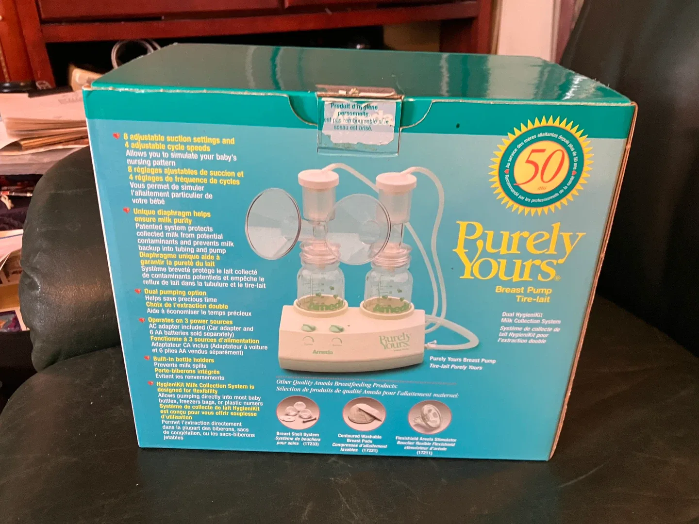 Ameda Purely Yours Breast Pump - Like New image indicator(2)