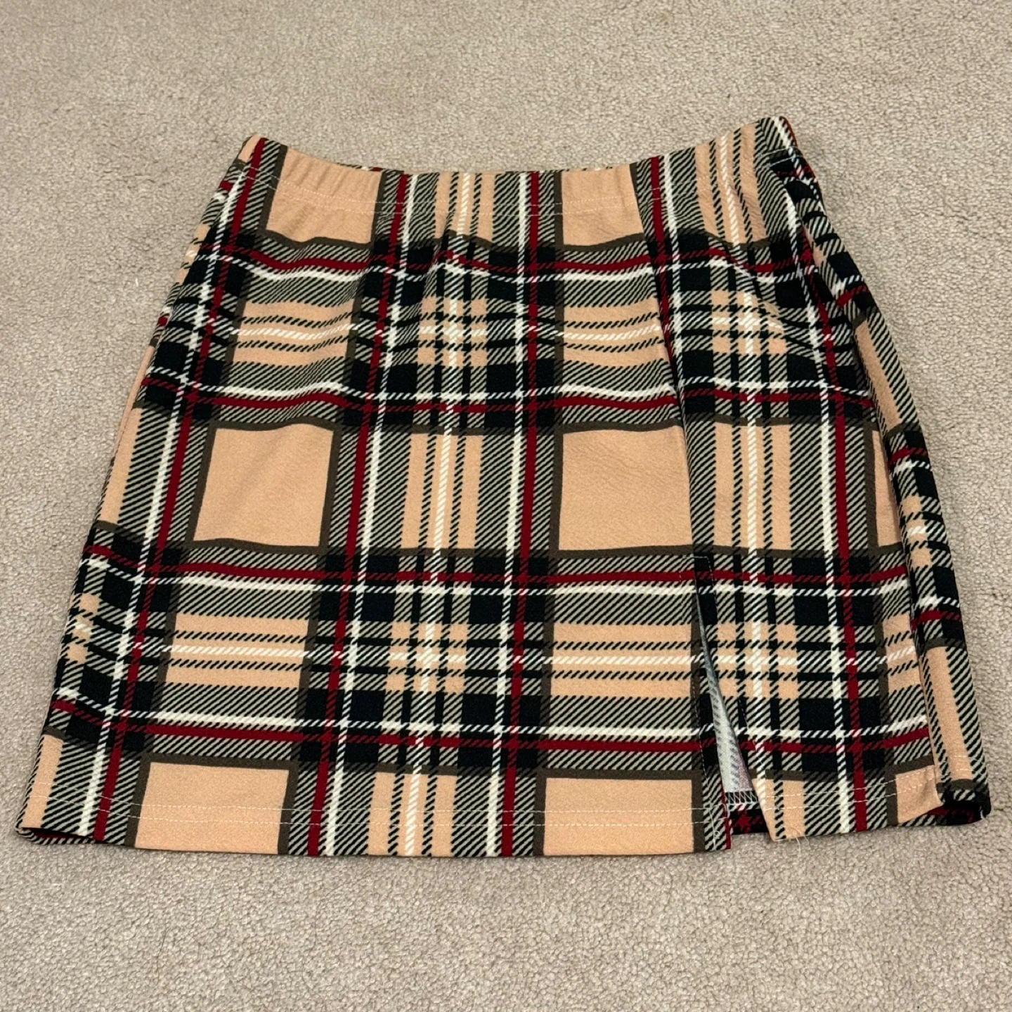 Plaid Mini Skirt -Size XS
