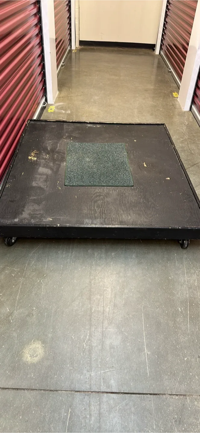 Rolling Platform Dolly - Black