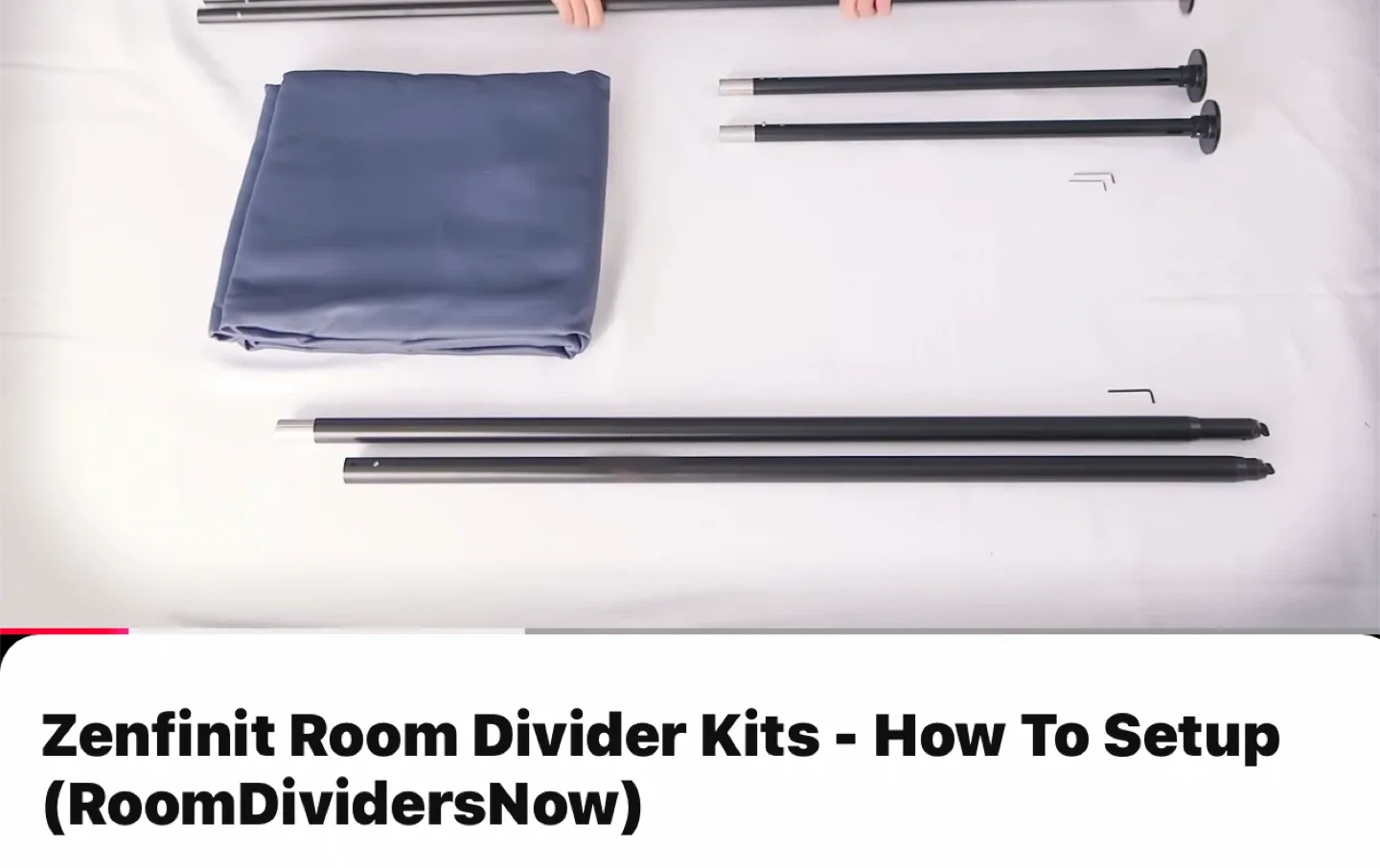 Zenfinit Room Divider Kit (12-14ft Wide) image indicator(6)