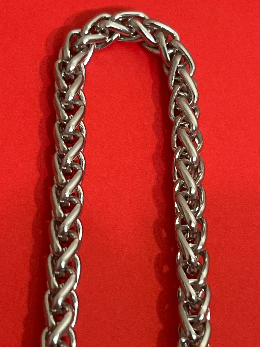 Thor's Hammer Wolf Head Silver Necklace image indicator(2)