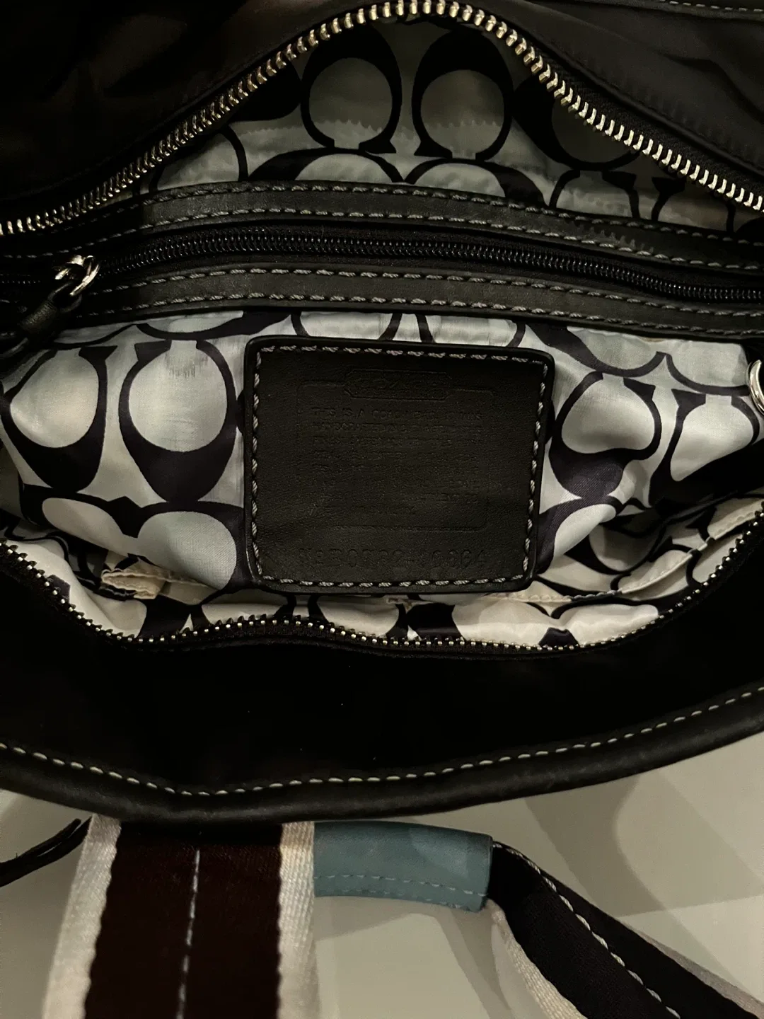 Coach Black Tote Bag image indicator(5)