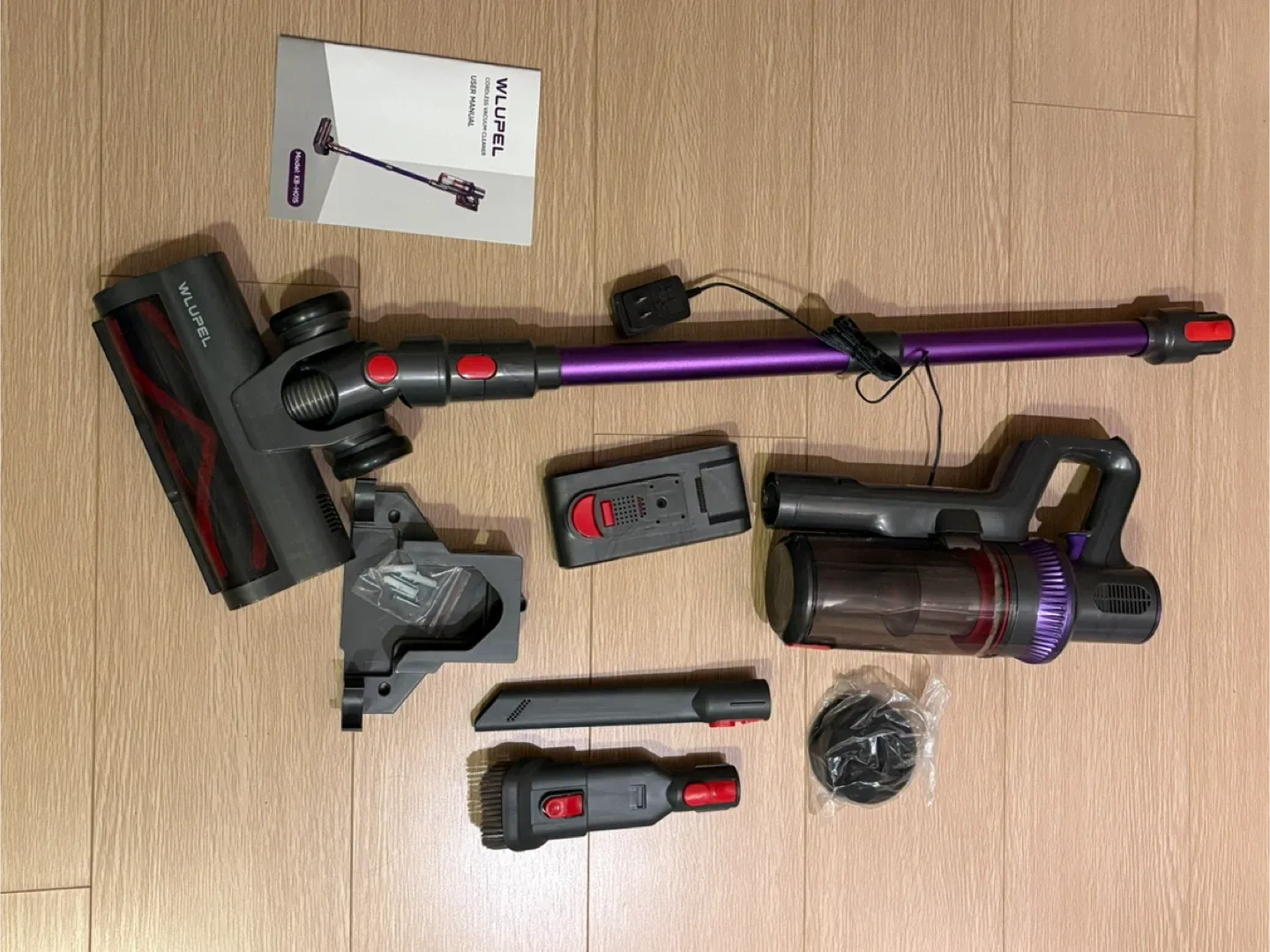Wlupel Cordless Stick Vacuum Cleaner