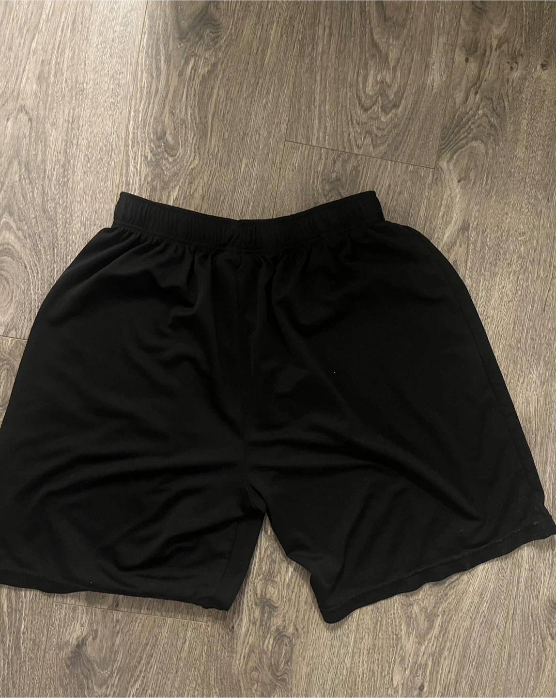Men’s L Scarlett black workout gym shorts - photo 3