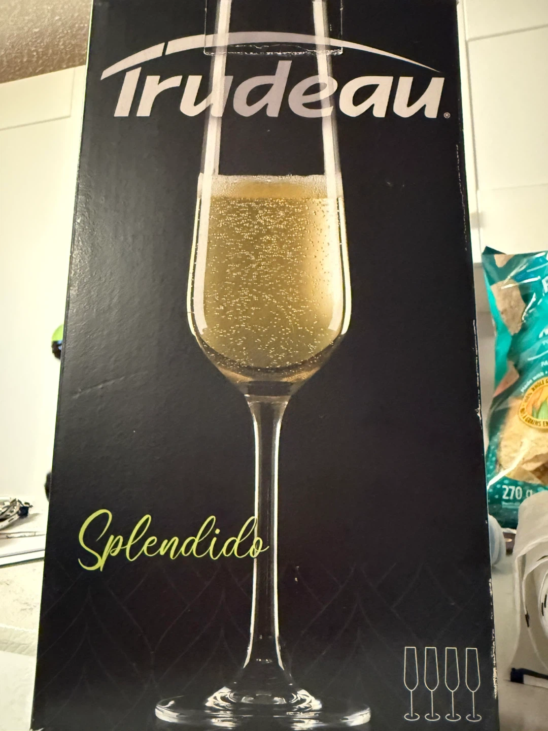 Trudeau Splendido Champagne Flutes