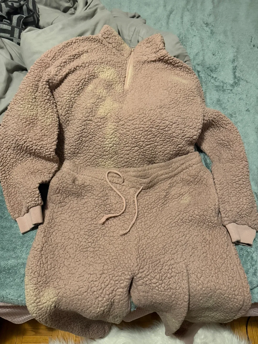 Fashion Nova Pink Sherpa Set thumbnail