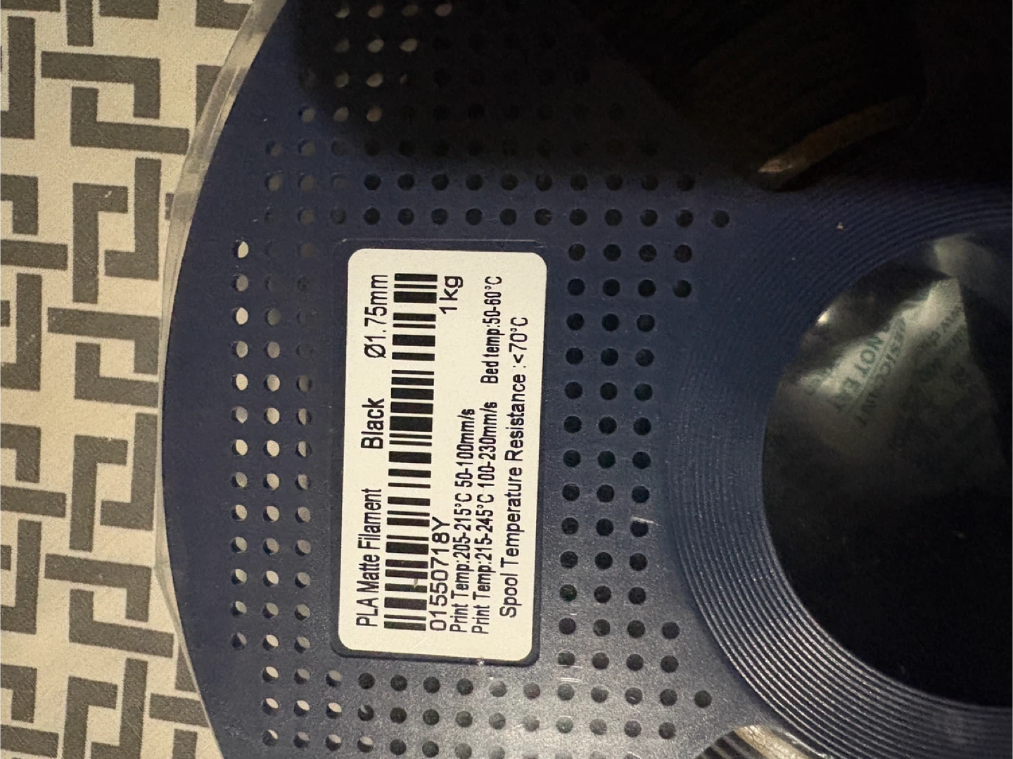 3D Printer - PLA Matte Filament - Black - photo 2