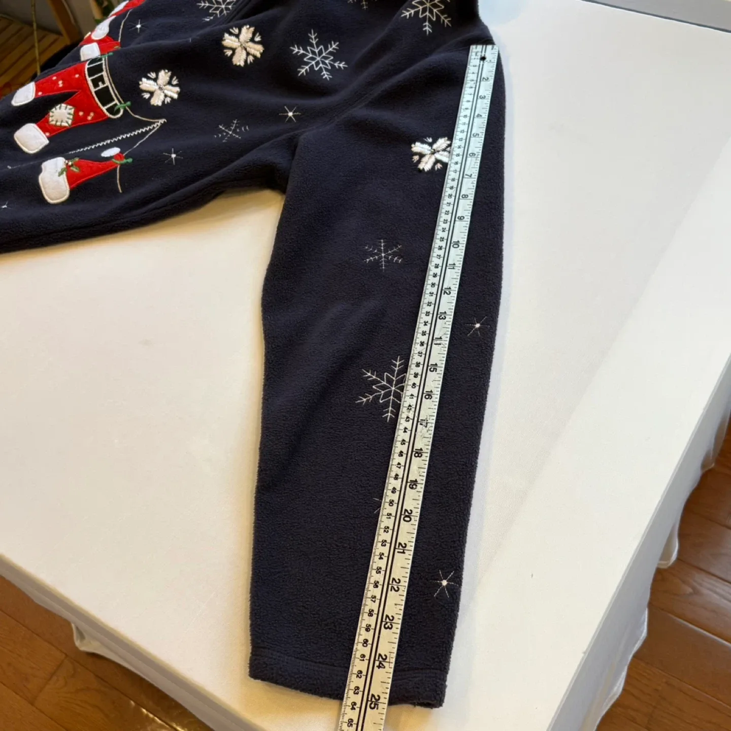 Denver Hayes Ugly Christmas Sweater Fleece Cardigan Sz XL image indicator(9)