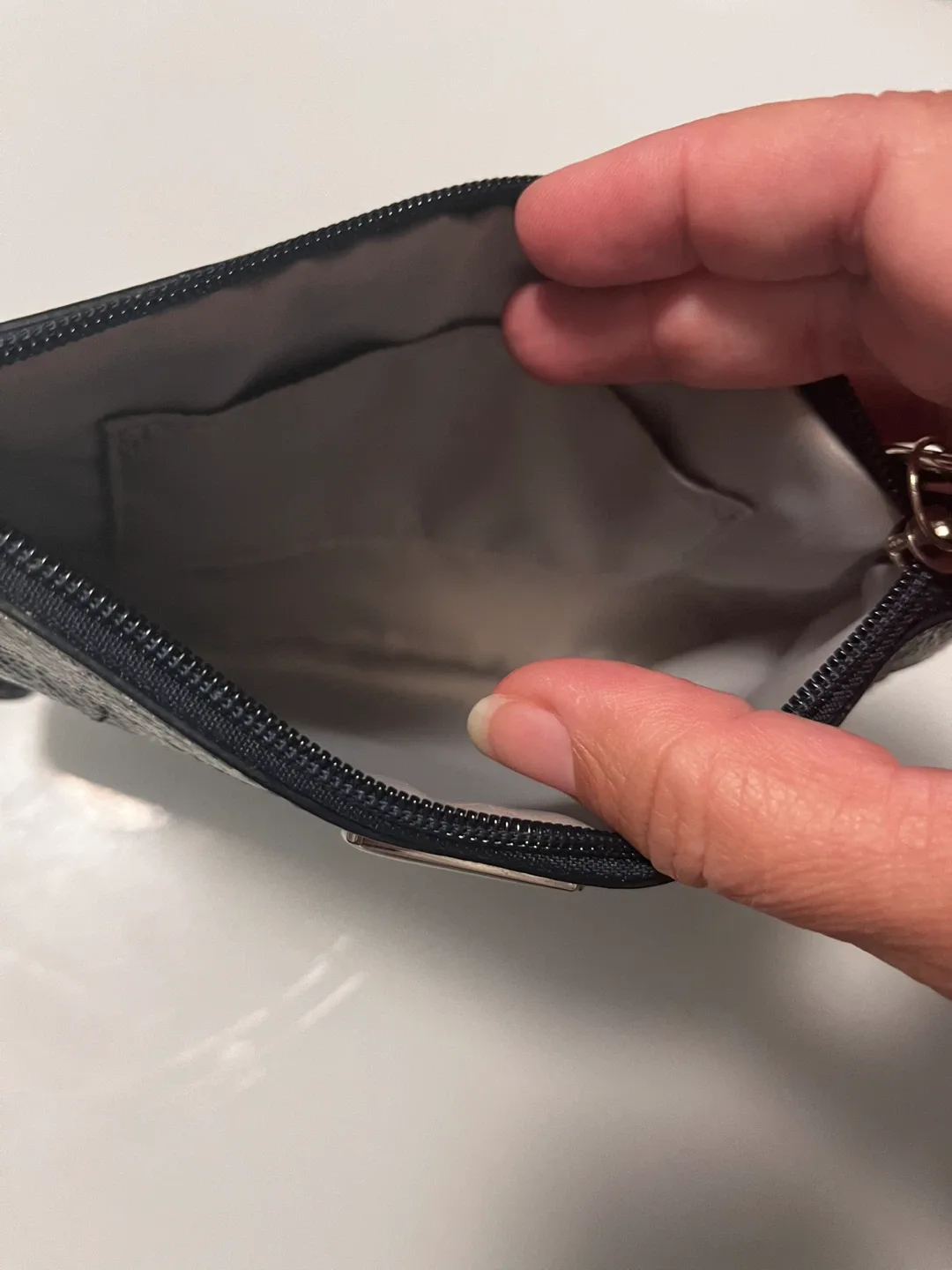 Coach Navy Blue Wristlet image indicator(5)