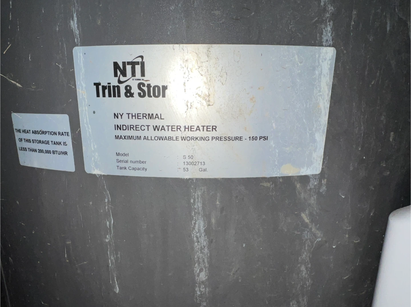 NTI Trin & Stor Indirect Water Heater - photo 3