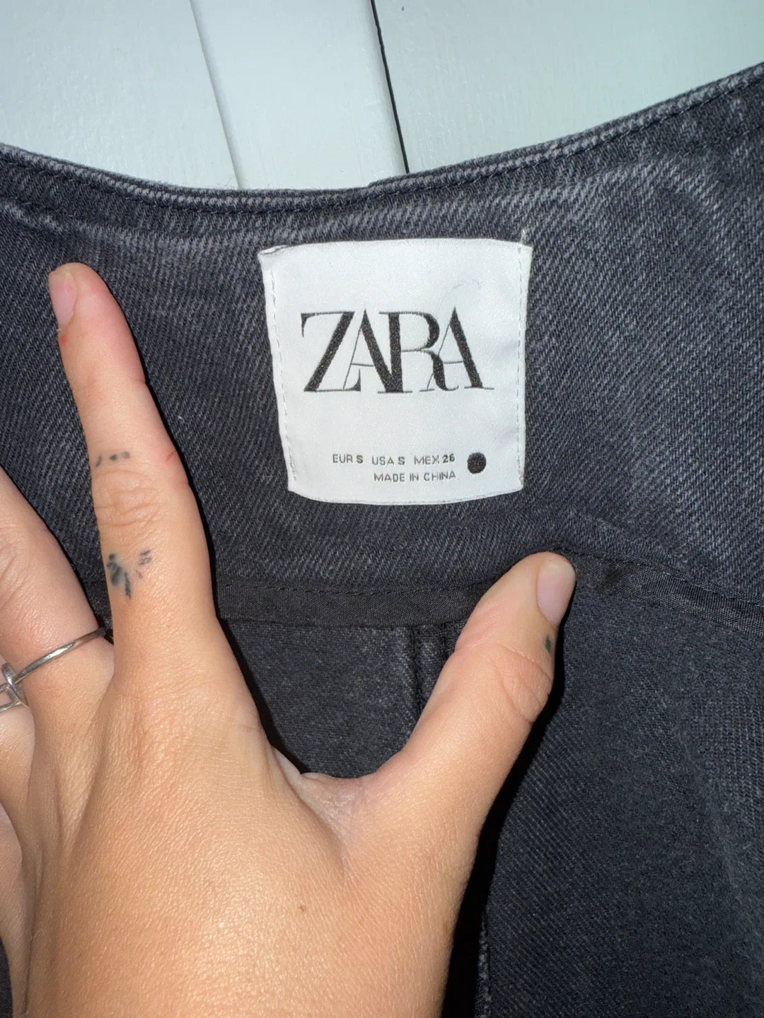 Zara Denim Overalls - Size Small image indicator(2)