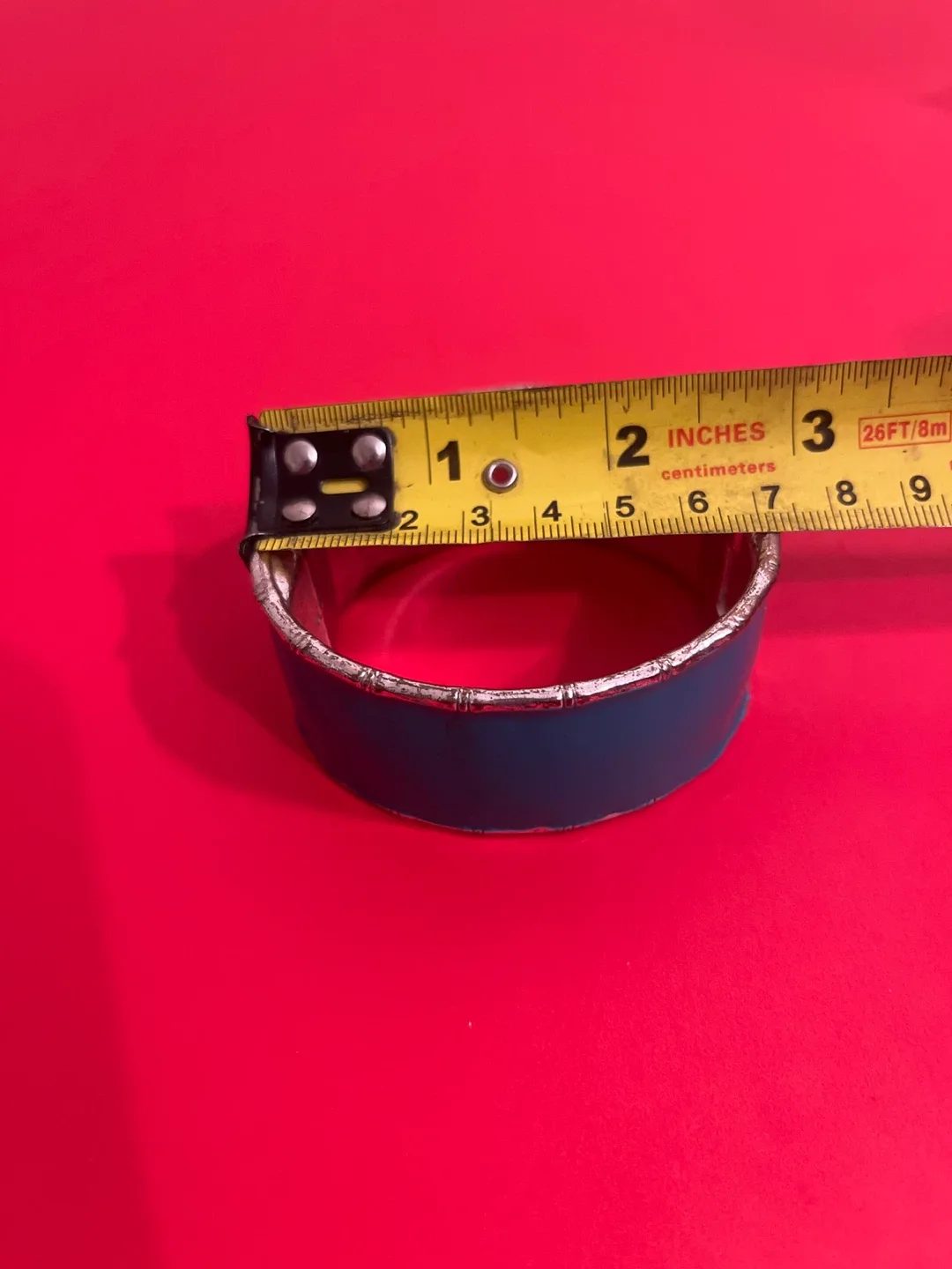 Blue & Silver Bangle Bracelet - 2.25" Diameter image indicator(5)