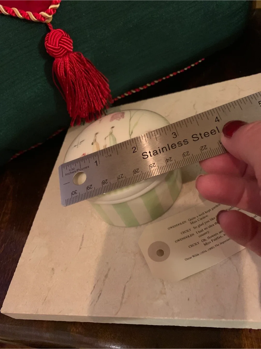 Portmeirion Up the Garden Path Trinket Box image indicator(9)