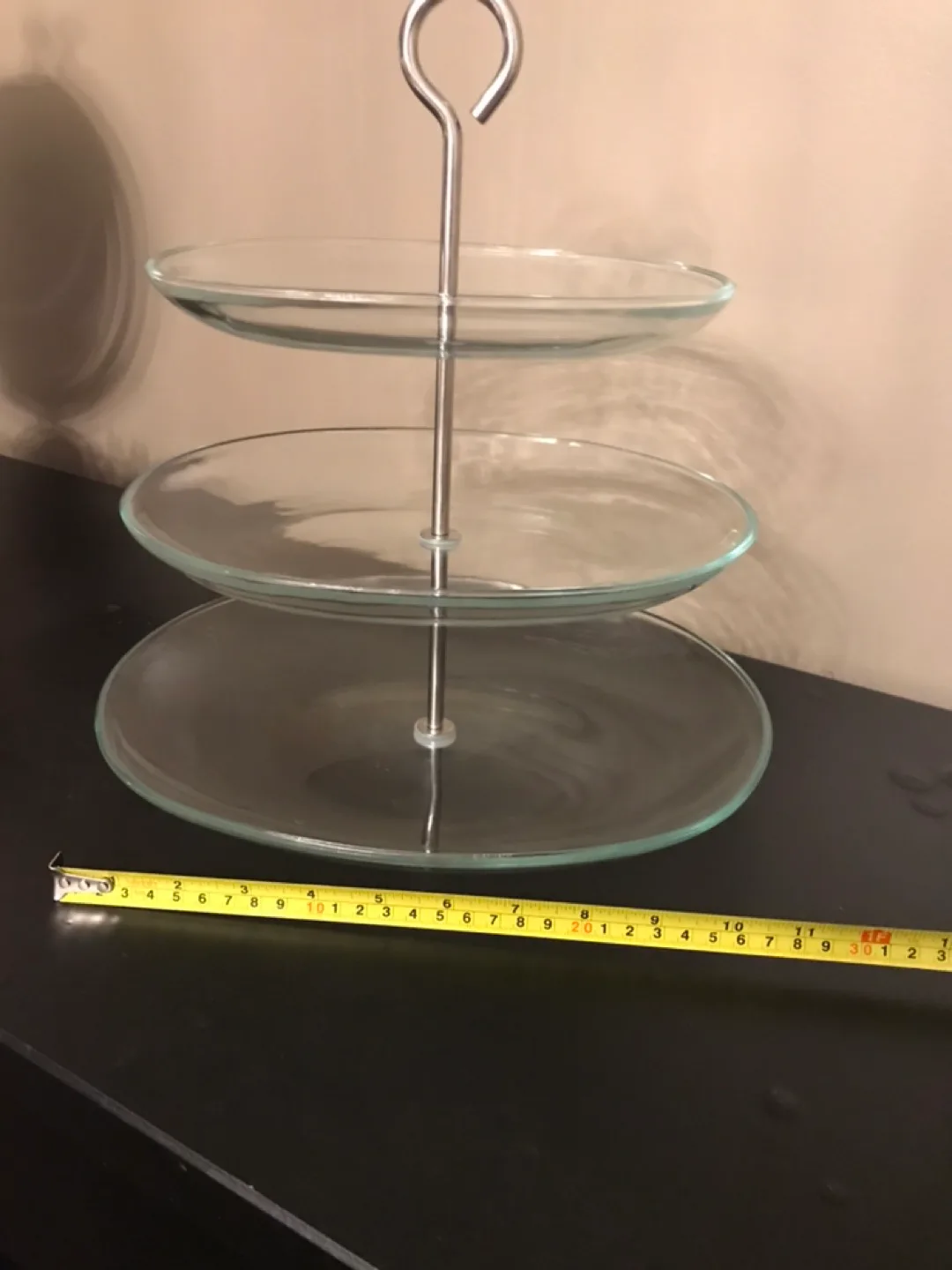 3-Tier Glass Dessert Serving Stand image indicator(3)