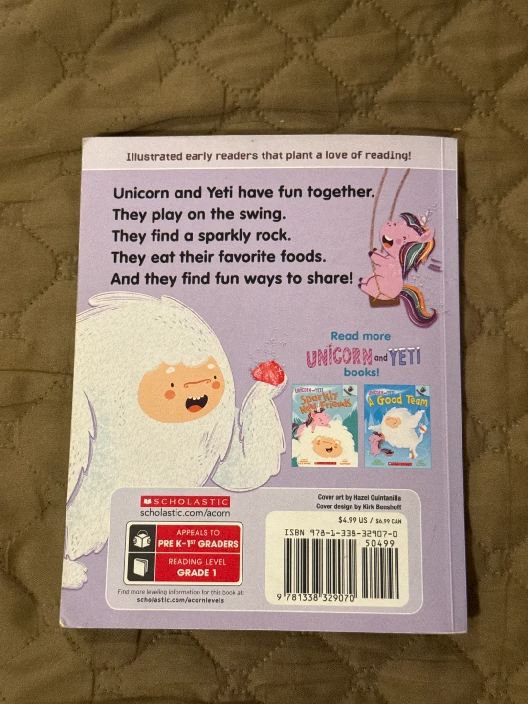 Free Children Book~ Unicorn and Yeti: Friends Rock image indicator(2)