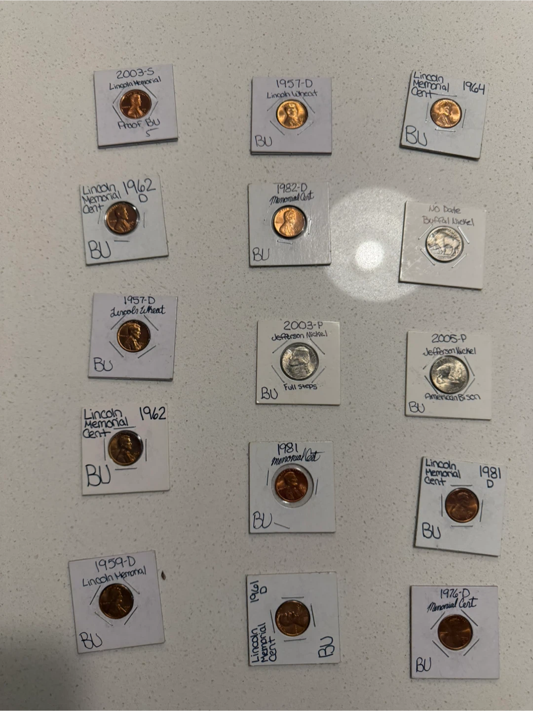 30 Assorted Lincoln Memorial Cents and Jefferson Nickels - photo 4