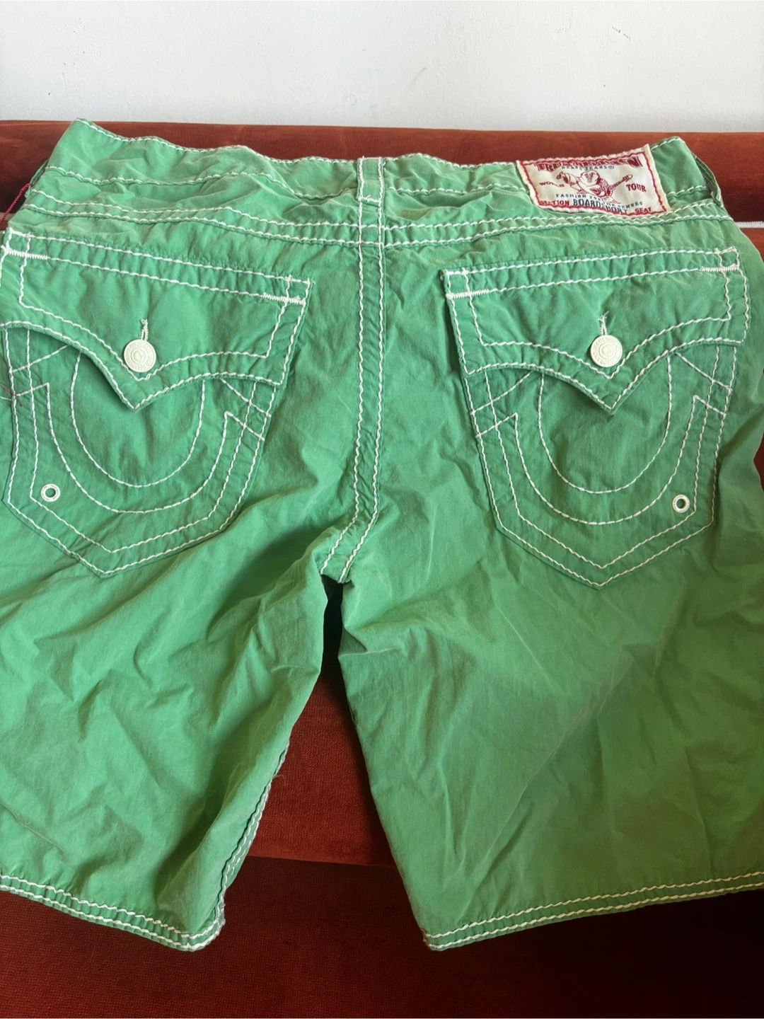 True Religion Green Board Shorts - photo 3