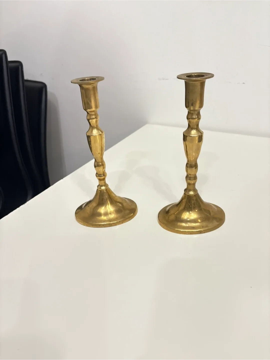 Pair of Brass Candlestick Holders image indicator(3)