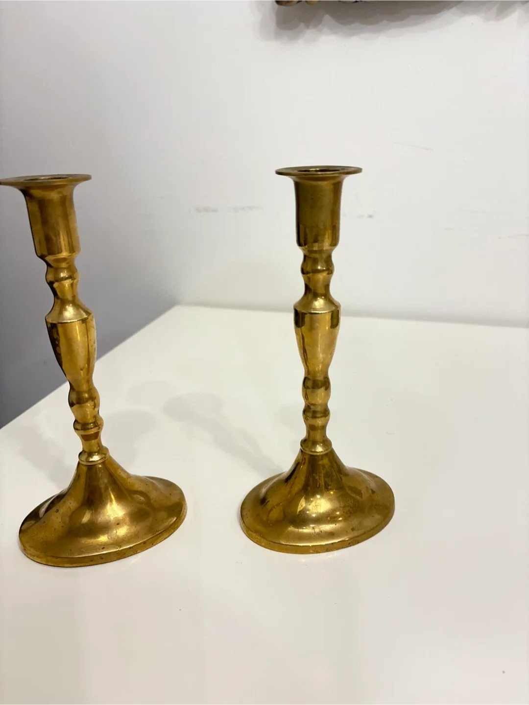 Pair of Brass Candlestick Holders image indicator(2)