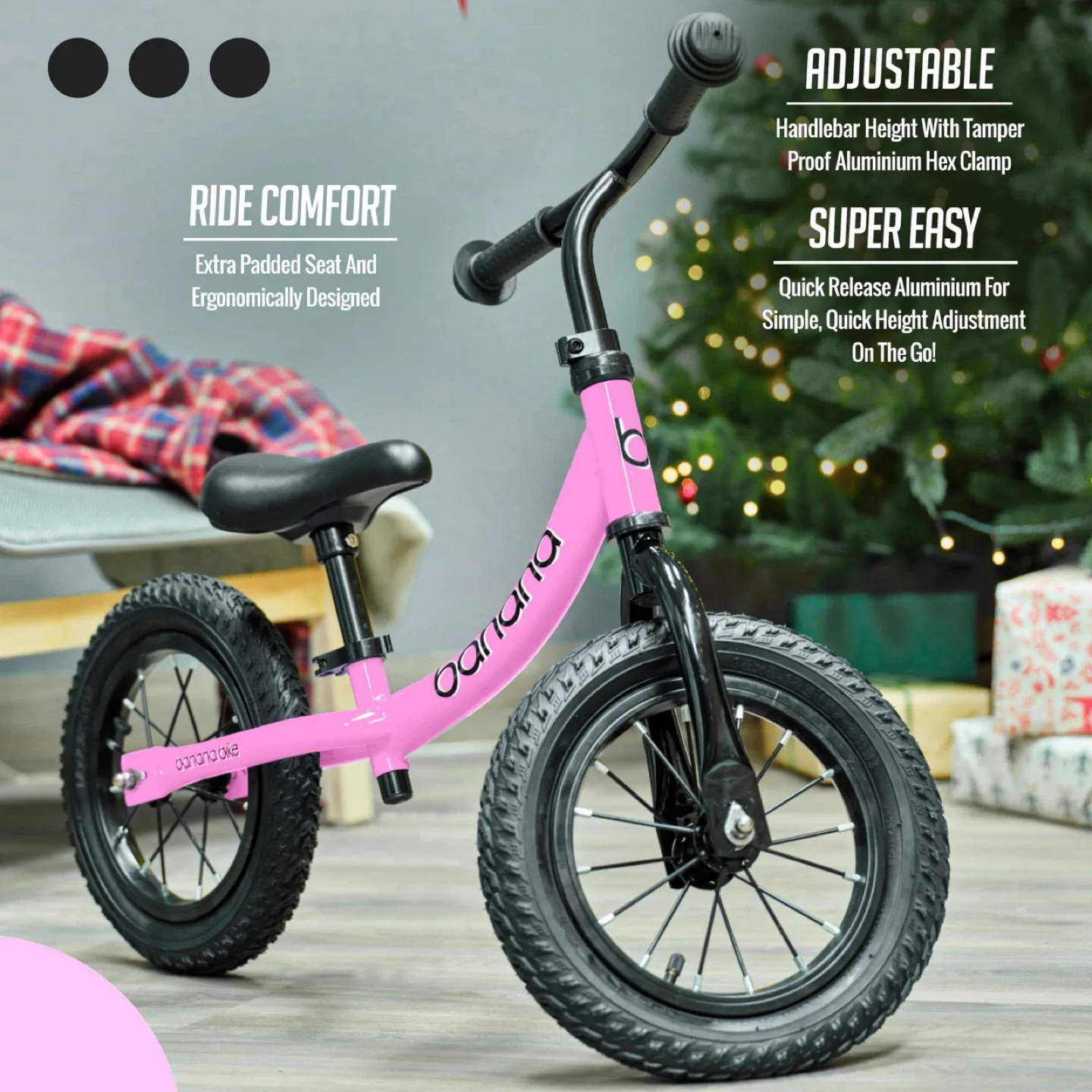 Banana bike & Lava Sport LT Balance Bike - Pink image indicator(6)