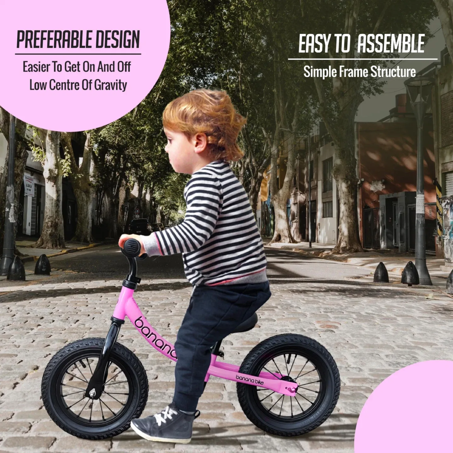 Banana bike & Lava Sport LT Balance Bike - Pink image indicator(2)