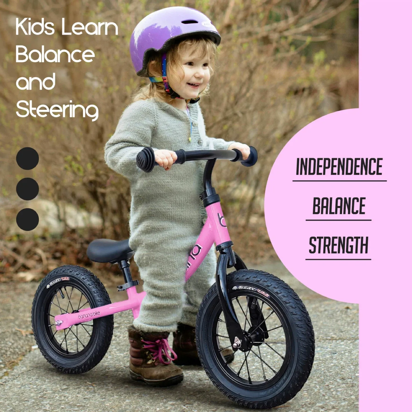 Banana bike & Lava Sport LT Balance Bike - Pink image indicator(4)