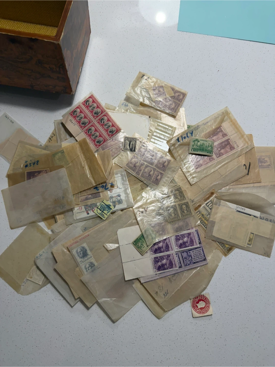 Vintage US Postage Stamps Collection