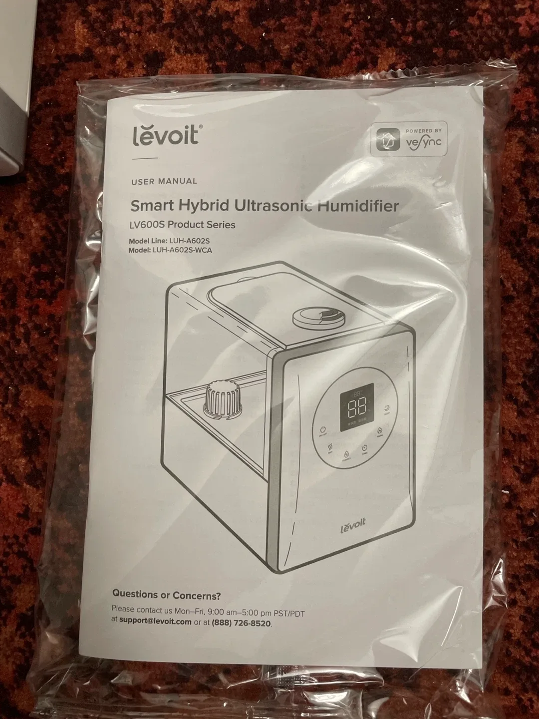 Levoit Smart Hybrid Ultrasonic Humidifier image indicator(5)