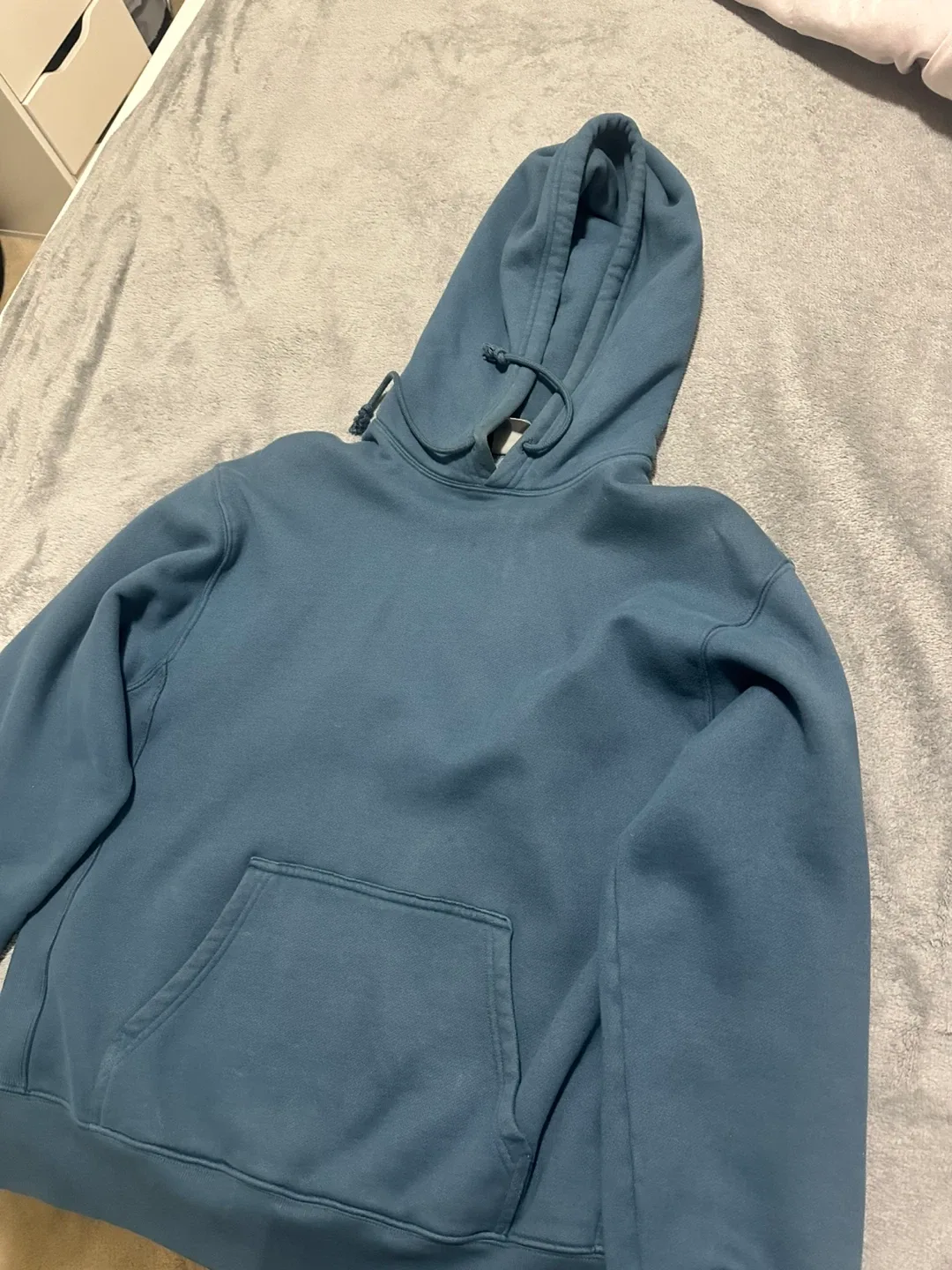 Aritzia Tna Cozy Fleece Boyfriend Hoodie - Blue image indicator(2)