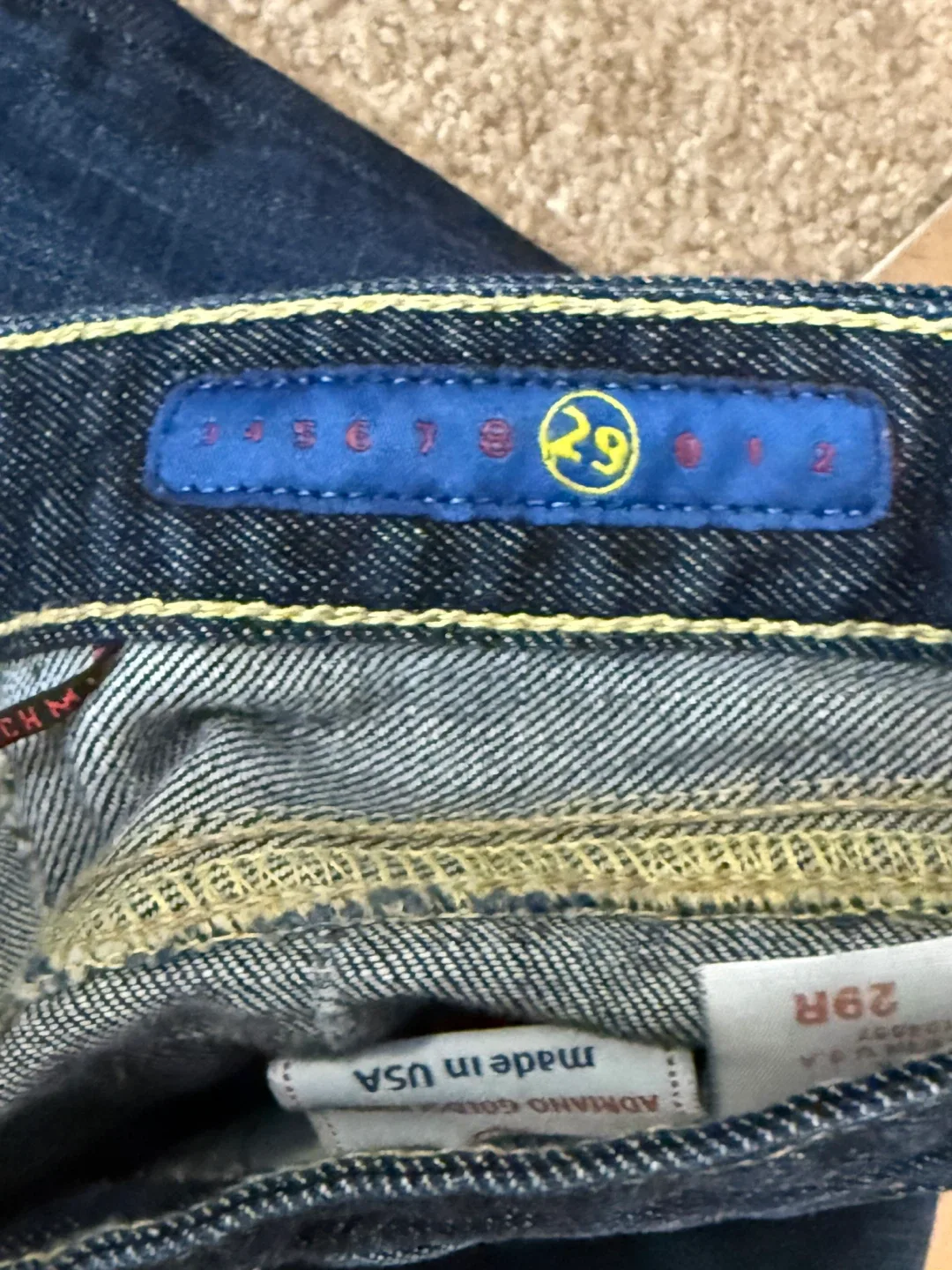 AG Low waisted y2k Jeans, Size 29R image indicator(7)