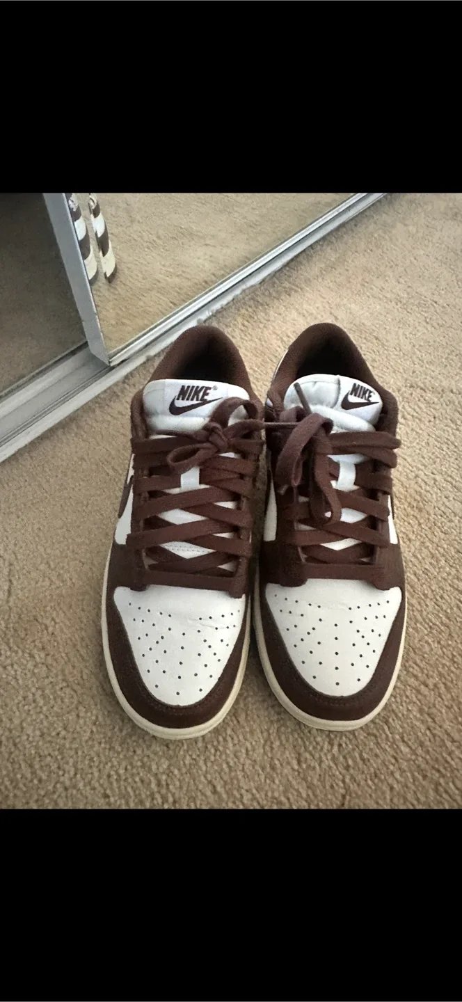 Nike Dunk Low Brown/White Shoes image indicator(3)