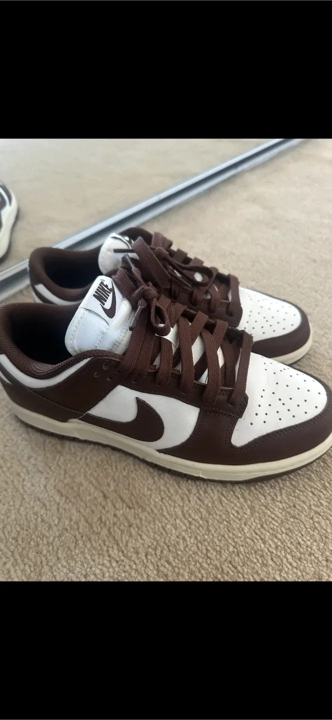 Nike Dunk Low Brown/White Shoes image indicator(2)