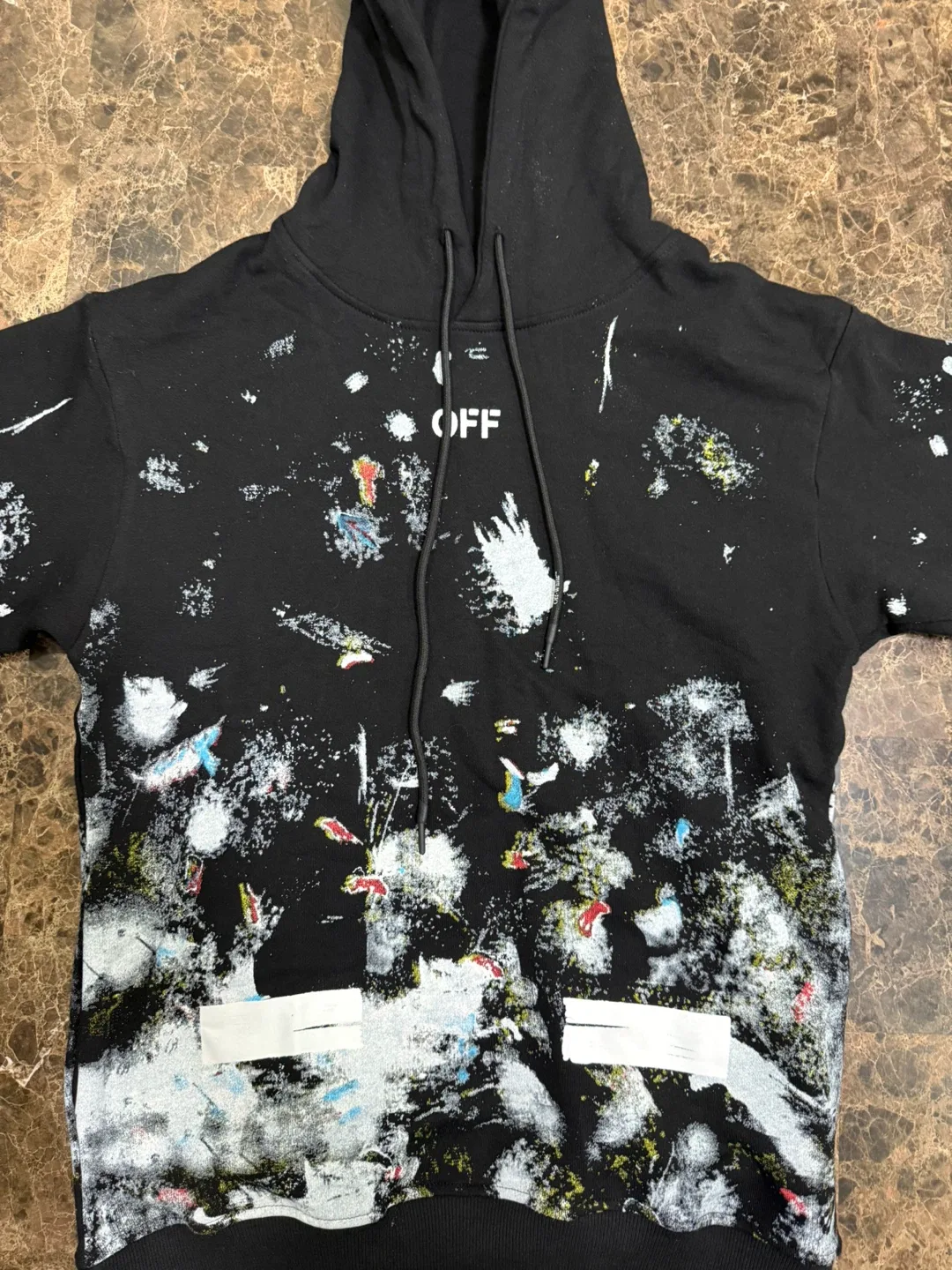 OFF-WHITE c/o VIRGIL ABLOH Black Hoodie image indicator(2)