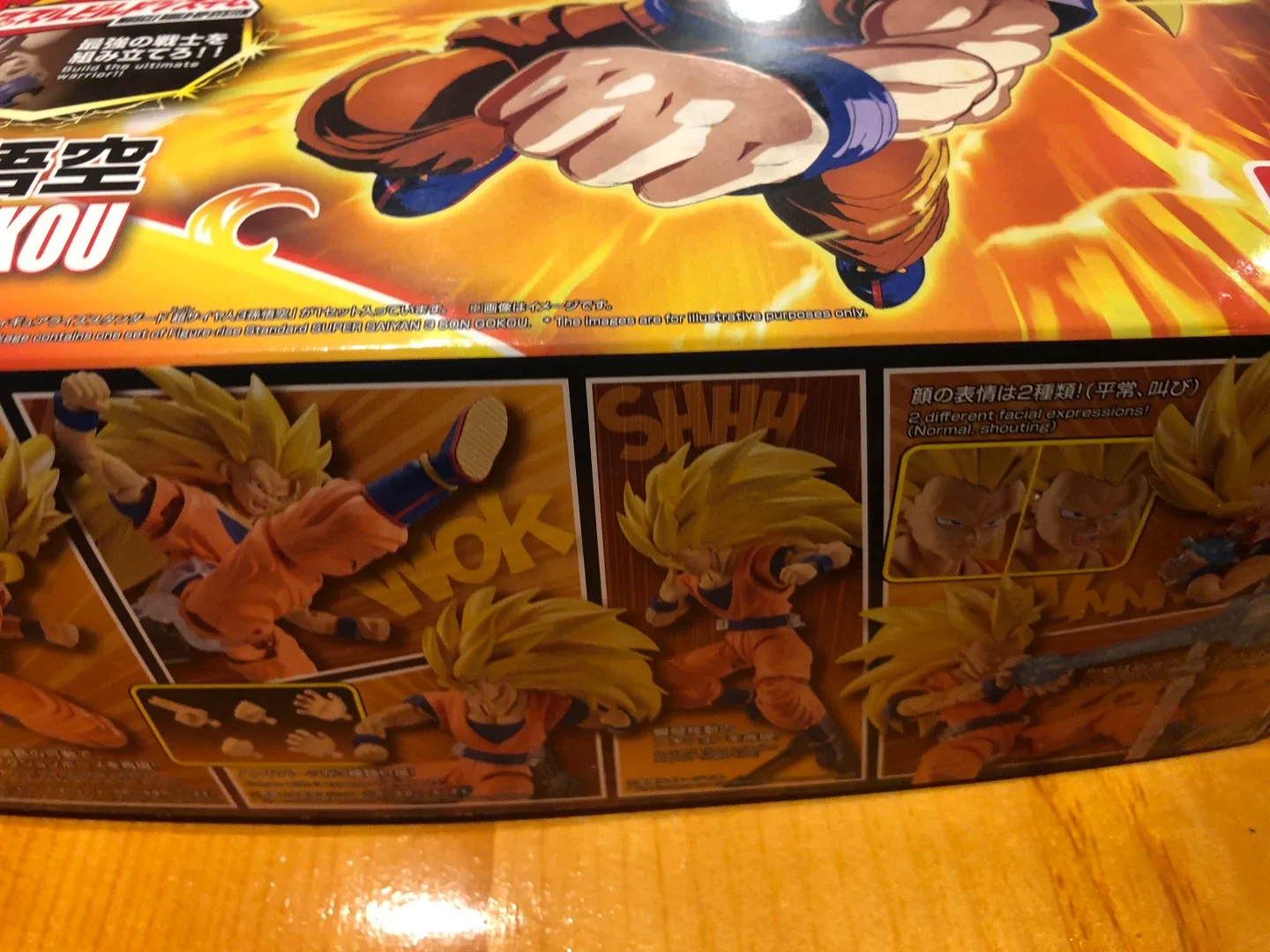 Dragon Ball Z Super Saiyan 3 Son Goku Model Kit image indicator(2)