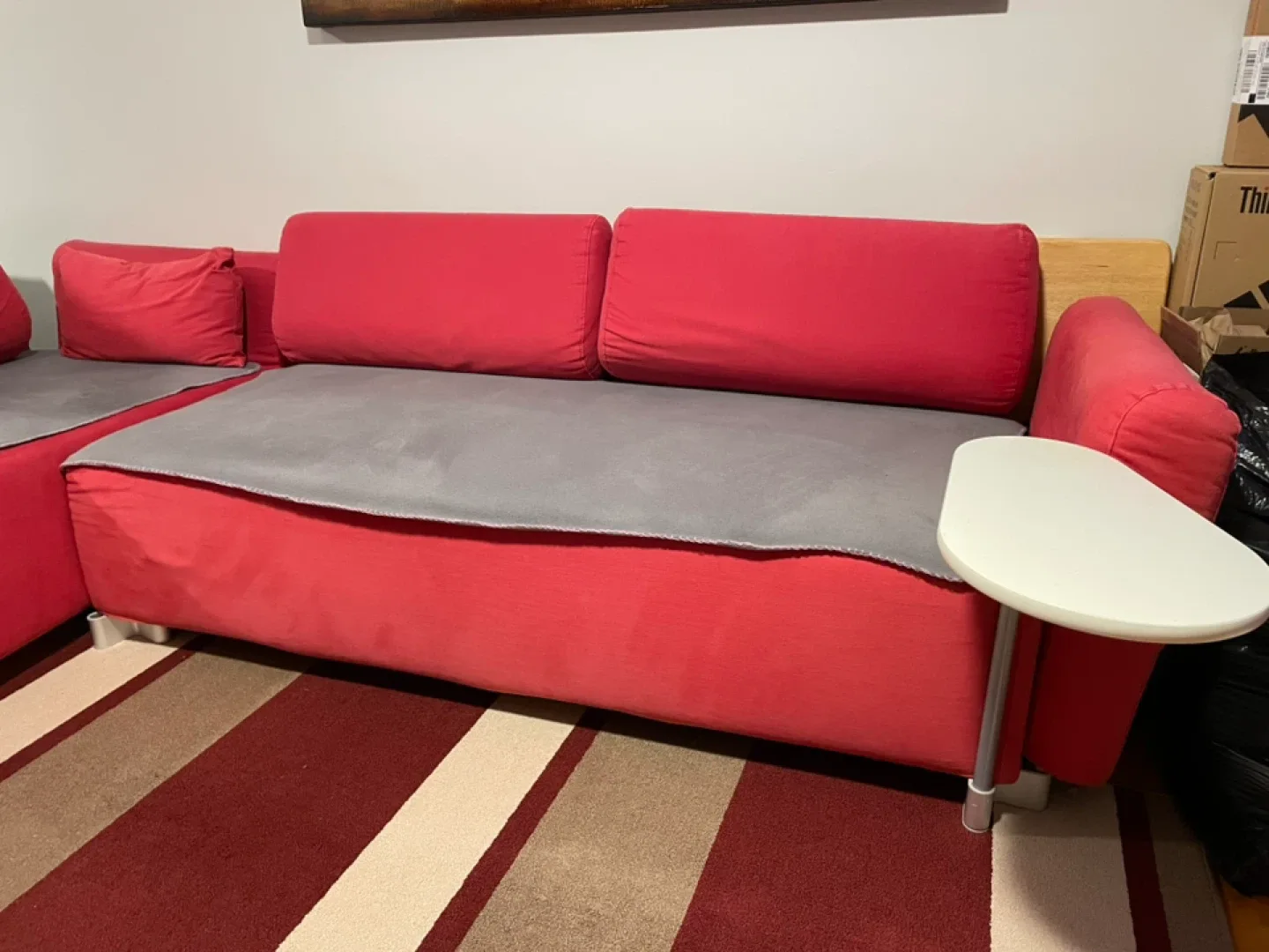 Red IKEA Söderhamn Sectional Sofa image indicator(2)