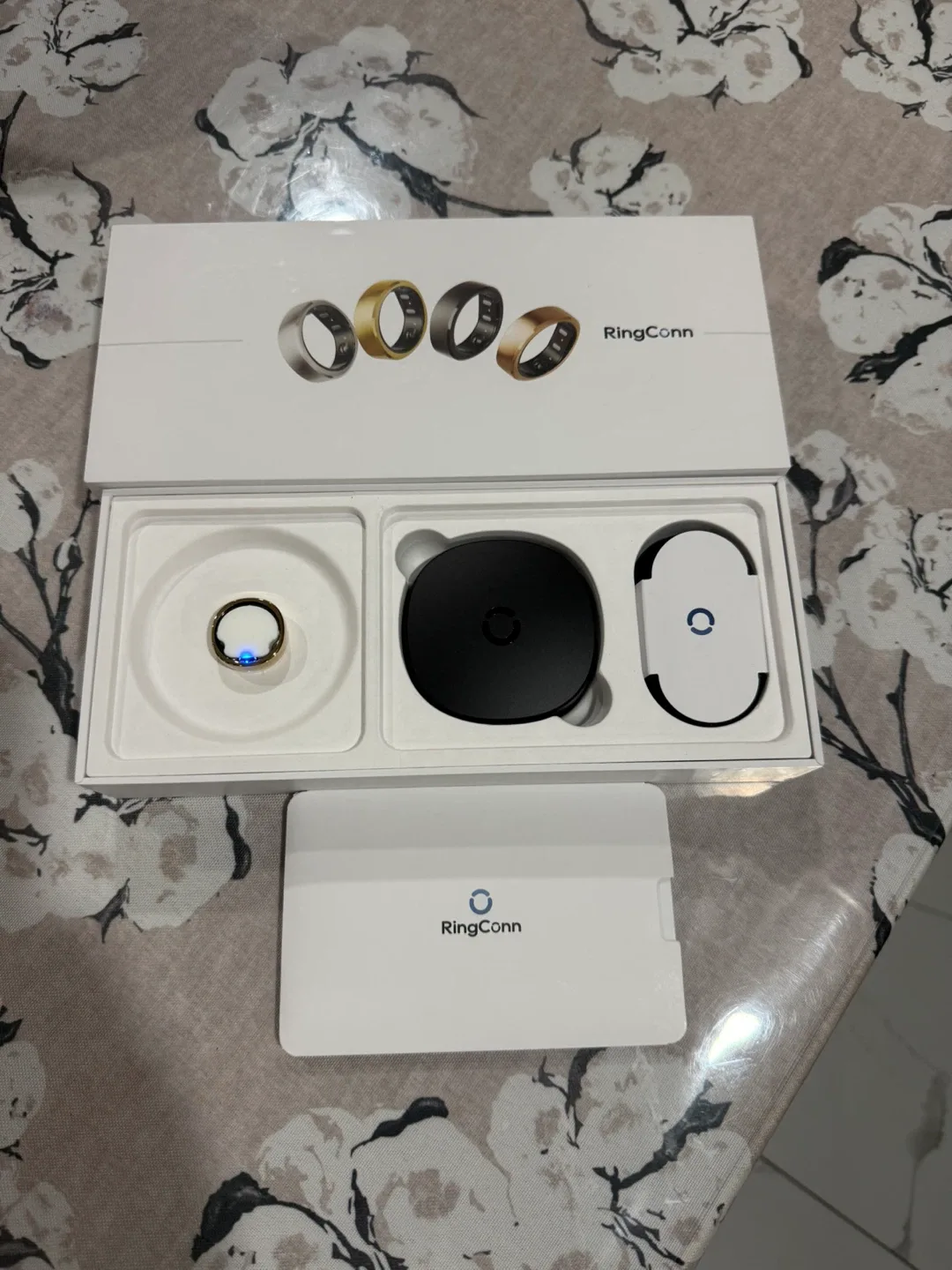 RingConn Gen 2 Air Smart Ring - Dune Gold, Size 6 image indicator(6)