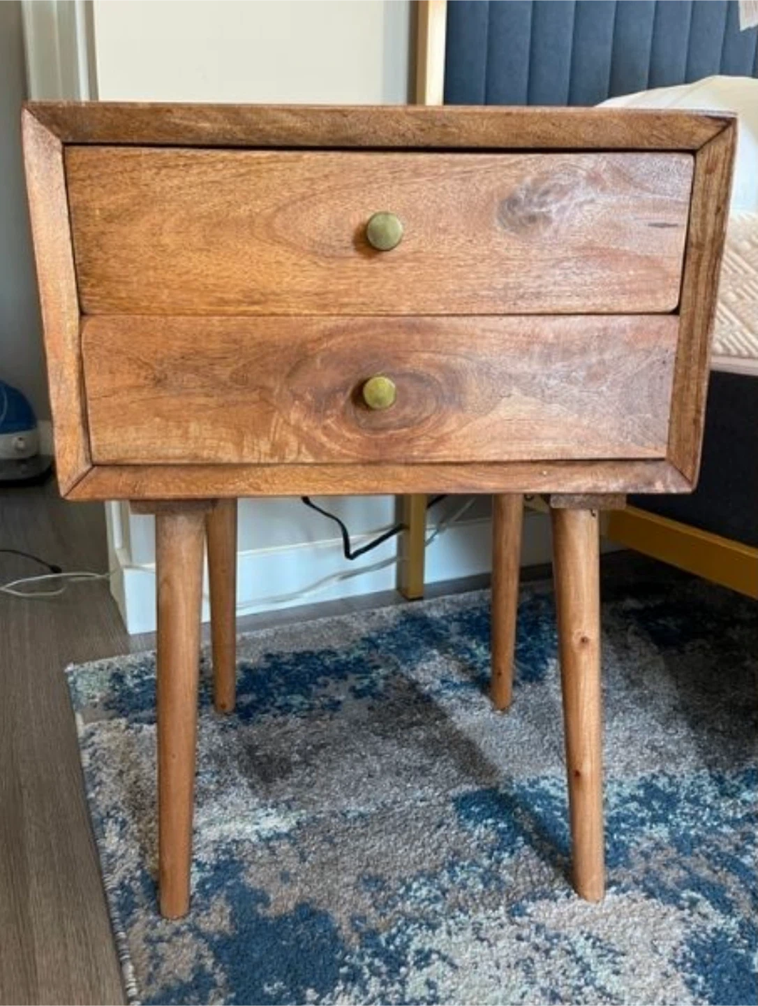 HomeGoods Walnut Nightstand - 18"x15"x25"