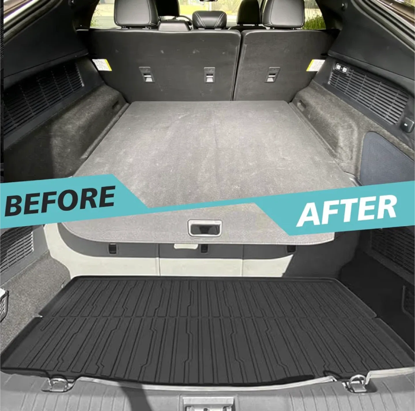 2021-2024 Mustang Mach E Trunk Mat & Seat Back Covers image indicator(6)