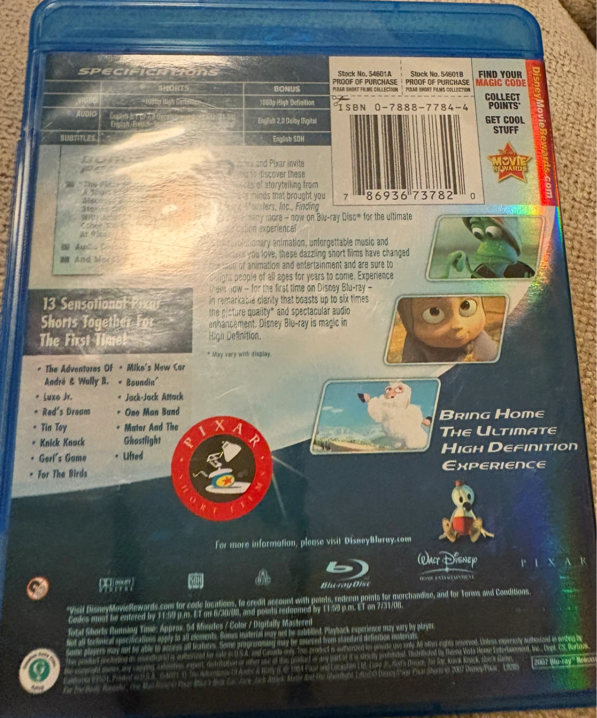 Pixar Short Films Collection Blu-ray - photo 2
