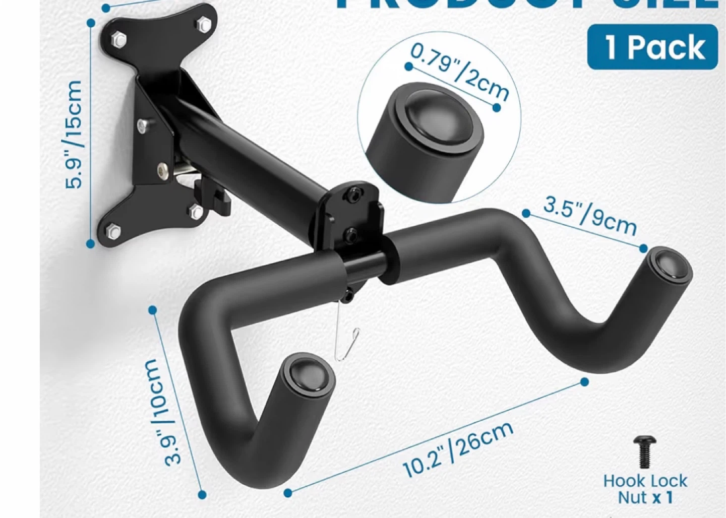 Housolution Bike Wall Mount - 1 Pack