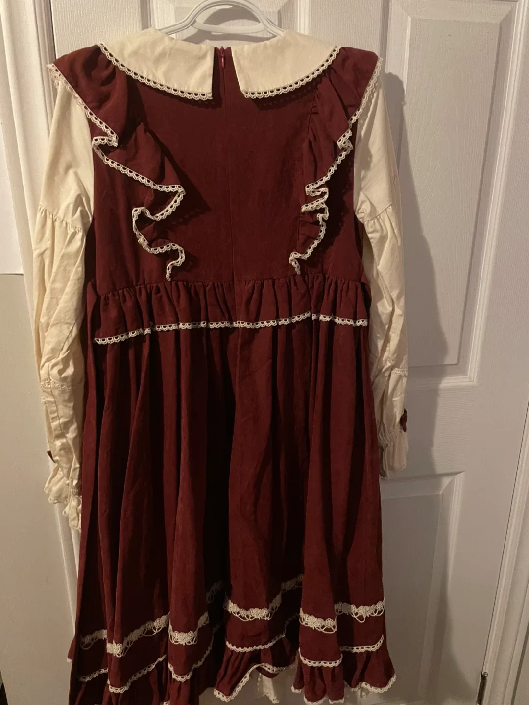 BOBO BEAR Lolita Dress - Red & Cream image indicator(6)