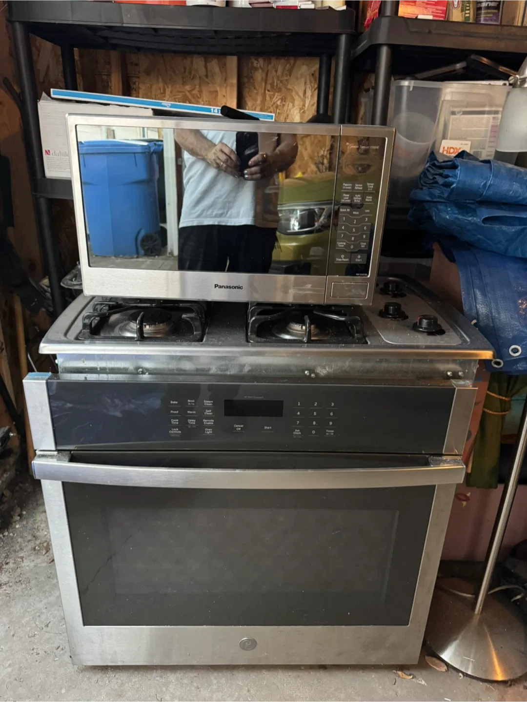 GE Gas Stovetop and electric Oven Combo image indicator(3)