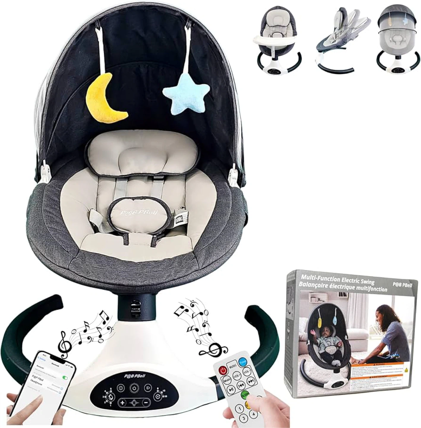Electric Baby Swing for Newborns & Infants (Brand New)