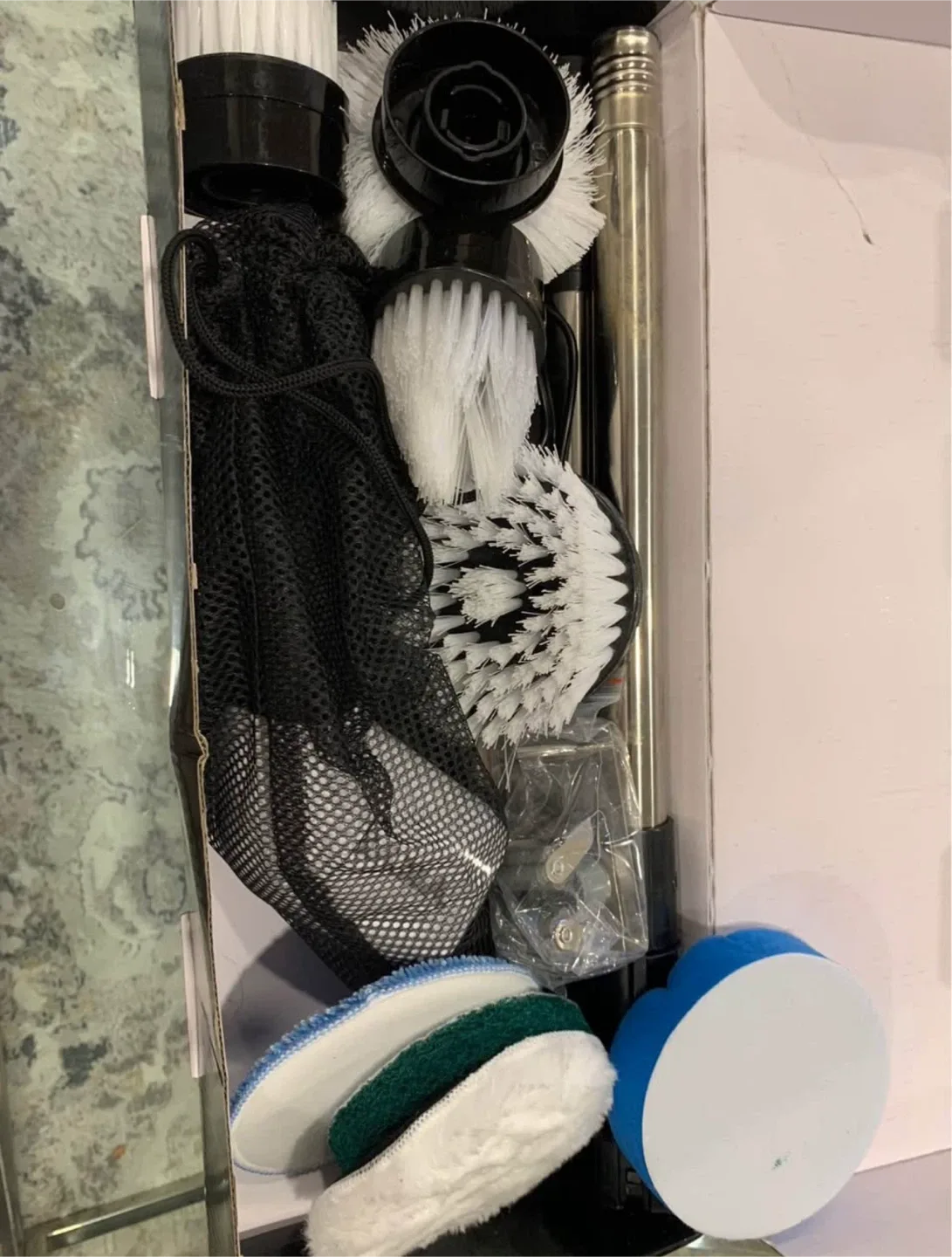 YKYI Cleaning Brush ANS-8051 Electric Spin Scrubber image indicator(3)