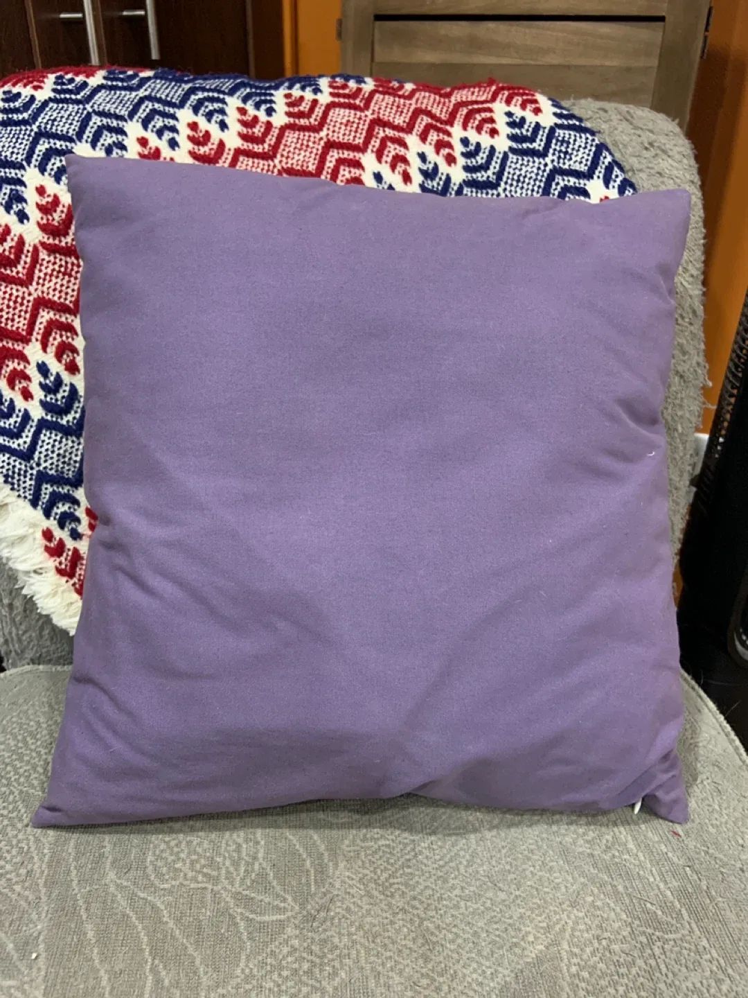 Decorative Purple Throw Pillow image indicator(4)