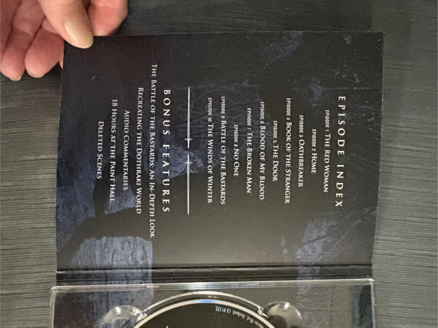 Game of Thrones: The Complete Sixth Season DVD image indicator(2)