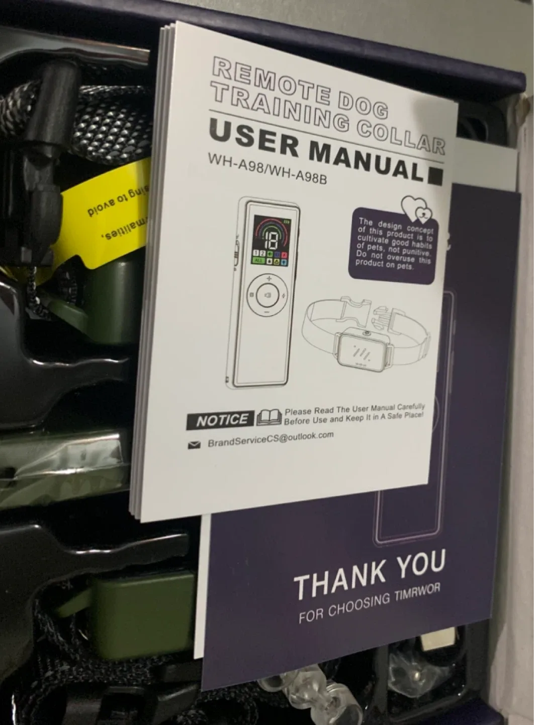 TIMRWO Dog Training Collar - New in Box! image indicator(3)